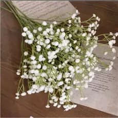 Galho Plantas Mosquitinhos 60cm  Artificial Floral P/ Decoração Casamento, Arranjos, Decorar Festas