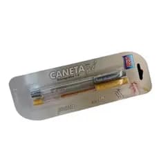 Caneta Gel Prata e Dourada Kaz