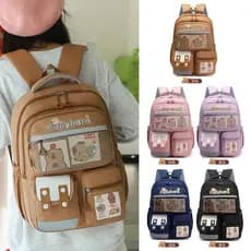 Mochila Impermeável Com Desenhos Animados Capivara, Adequada Para Crianças E Adultos, Volta Às Aulas