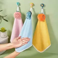 Kit 1 à 5 Bate Mão/ Toalha Pano De Mão Para Pendurar Limpar Secar Água Para Banheiro E Cozinha Fofo Colorido