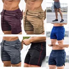 Homens Calções Esportivos Casuais Quick Dry Outdoor Ginásio De Ginástica Basquetebol Fitness Curto Seluar Pendek Sukan L