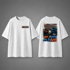 Camisa Camiseta Oversaized 100% Algodão De Boa Qualidade Estampado Blusa Streetwear Envio Imediato