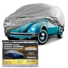 Capa Cobrir Carro Fusca Sem Forro Impermeável 100% Protege Sol Chuva Poeira Anti-UV