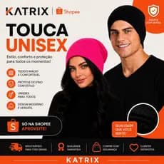 Beanie Touca Gorro Frio Unissex Adulto Infantil Malha Caida