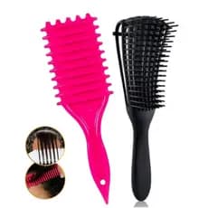 Kit Escovas de cabelo Fitagem + Polvo para Definição e Finalização de Cachos!