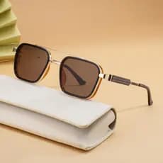 Óculos de Sol Quadrados Estilo Punk Masculinos 2026, Armação de Metal, Lentes que Mudam de Cor, Óculos de Sol para Homen