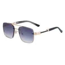Óculos de Sol Quadrados da Moda com Ponte Dupla para Homens, Uso Diário, Viagem, Óculos Retrô