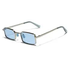 Ins Popular Moda Doce Cor Retângulo Óculos De Sol Feminino Masculino Retro Metal Ao Ar Livre-&
