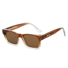 Óculos de Sol Polarizados Quadrados para Homens, Armação de Metal, Unissex, Proteção UV400, Óculos para Viagens, Caminha