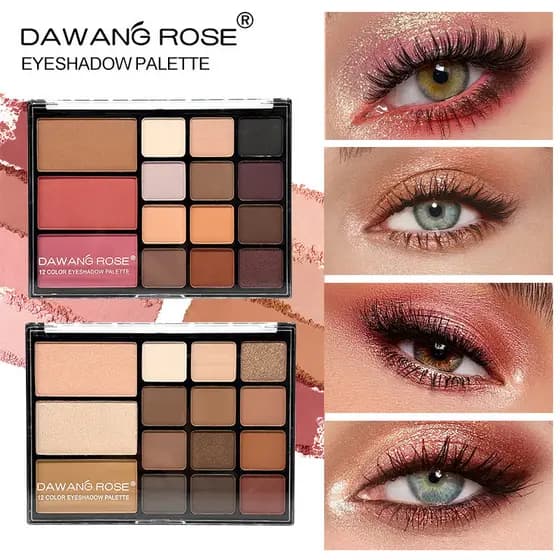 Paleta de Sombras de Olhos Beleza Paleta de Sombras de Cor Terra Paleta de Maquiagem Multiuso Paleta Aegyo-sal Cosmético