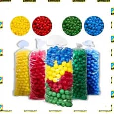 500 Bolinhas para Piscina Infantil Coloridas Play Brinquedo