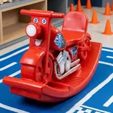 Gangorra Motoca Infantil Colorida Play Brinquedo