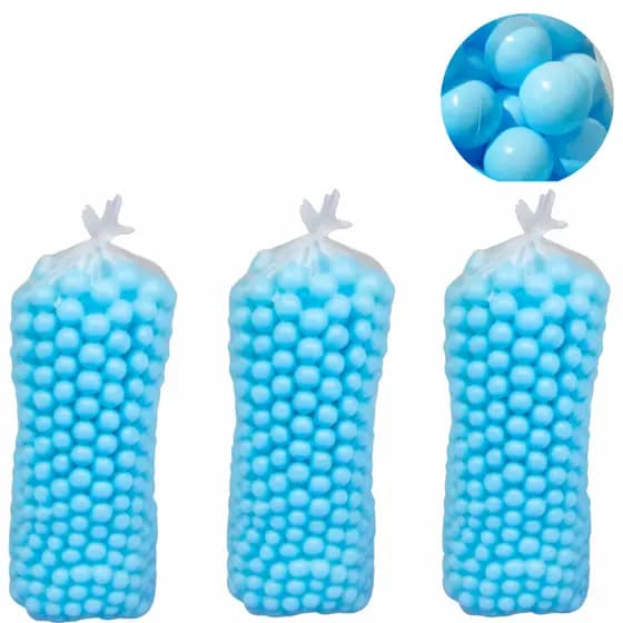 100 Bolinhas para Piscina Infantil Azul Bebê Play Brinquedo PROMOÇÃO