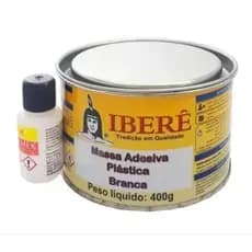 Massa Plástica Ibere Com Catalisador 400g Branca