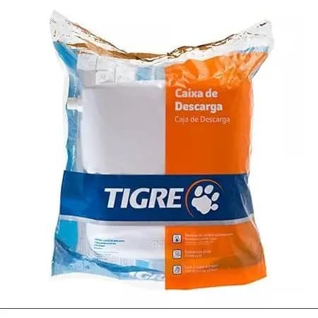 Caixa de Descarga tigre branca