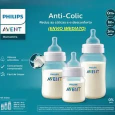 Kit 3 Mamadeiras Clássica ANTI-COLIC 125/260/330ml - PHILIPS AVENT