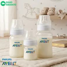 Kit 3 Mamadeiras Clássica ANTI-COLIC 125/260/330ml - PHILIPS AVENT ORIGINAL