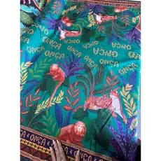 Tecido Crepinho Estampado 1,50 Largura estampa tropical