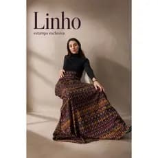TECIDO LINHO ESTAMPA EXCLUSIVA