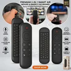 Controle Remoto LE-7678 Air Mouse LED 2.4G Bluetooth Universal para Smart TV Projetor PC