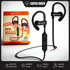 【Brasil Spot Sale】Mini Fone De Ouvido Bluetooth Esporte Hs-188 Cinza Herbos