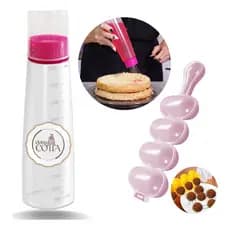 Kit  Bisnaga Regador Umedecer Massas + Boleador De Doces