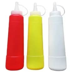 Kit 3 Bisnagas 400ml - Ketchup / Mostarda / Maionese