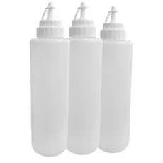 BISNAGAS PROFISSIONAL 1 LITRO MAIONESE MOLHOS LANCHES CREPE PANQUECAS CONFEITARIA