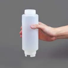 Bisnaga FIFO Invertida de Alta Qualidade Plastica Ketchup Mostarda Molhos Resistente 700 ml