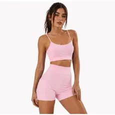 Conjunto Fitness Feminino Poliamida Premium - Alta Compressão Zero Transparência Modelagem Perfeita