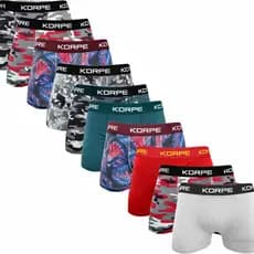 Kit 10 ou 5 Cuecas  Boxer Infantil De Microfibra Estampada