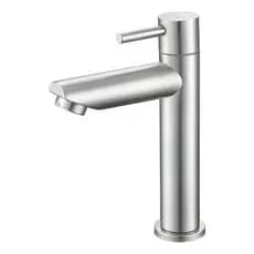 Torneira Banheiro Bica Baixa Metal Inox Mesa