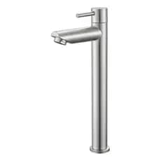 Torneira Banheiro Bica Alta Metal Inox Mesa