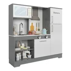 COZINHA INFANTIL COM REFRIGERADOR ELO OFERTAMO
