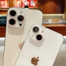 Kit Pelicula Brilhante De Lente De Câmera Para Iphone Com Anel Protetor De Tela e Capa Protetora