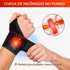 4 Munhequeira de Compressão Ajustável Bilateral – Para Tendinite e Alívio de Dor