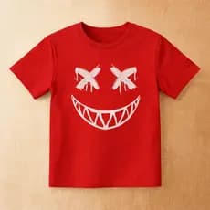 Camiseta Infantil Smile Rostinho Camisa Premium 100% Algodão