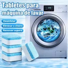 Kit 12 máquina de lavagem de lavagem de comprimidos de limpeza Eferente Odor Remover Deep Cleaning
