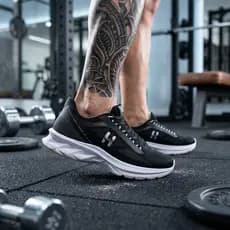 Tênis Masculino Running Academia Esportivo Corrida Caminhada Anti Impacto Respirável Macio Ultra Leve