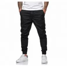 Calça Jogger Masculina Tactel com Elastano Slim Fit Academia Fitness Treino Dry Fit Leve