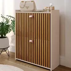 Sapateira Organizadora Calçado Multiuso 20 Pares Organizadora com 2 Portas Hall Retro Closet