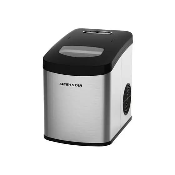 Fabricadora de Gelo Mega Star ZB22 220v - Cinza/Preto 10 quilos