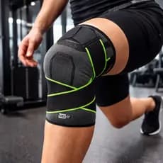 Joelheira de Compressão 360° Ortopédica Suporte para Treino Academia Corrida Estabilidade e Proteção