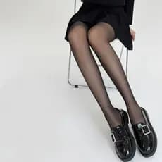 Kit 3pc Meia Calça Fio 15/20/40 Social Classica Fina Efeito Transparente