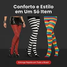 Meia-Calça Listrada Cosplay JK / Estilo Universitário Trendy/Best-seller Primavera/Outono