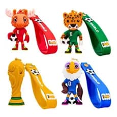 Chaveiros Mascotes Copa Mundo Futebol Para Mochila Bolsa brindes
