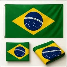 Bandeira Do Brasil oficial 90x150 Torcedor Copa Do Mundo Decoracao Parede Janela Capo Carro