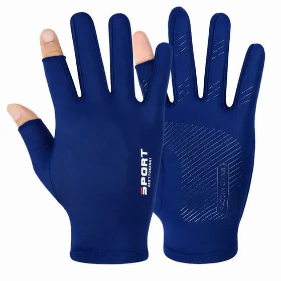 Luvas De Pesca Masculino Feminino pescaria Anti-UV Esporte Ciclismo Motocicleta