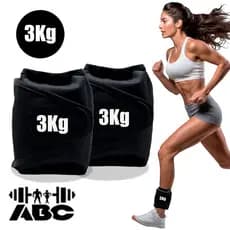 Par de Caneleira Peso Treinar Pernas Academia Tornozeleira Treino Exercício Crossfit Fitness Academia Musculação