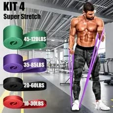 Faixa Elastica Super 21mm Band Leve Exercicio Cross Funcional Fitness Pilates Resistencia Grossa